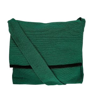 Green Cotton Jhola Bag (Unisex, Size 15″)