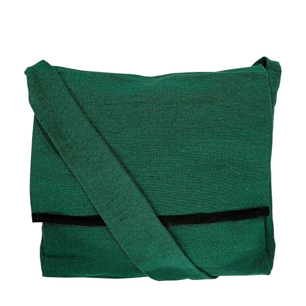 Green Cotton Jhola Bag (Unisex, Size 15″)