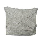 Off White Texture Cotton Jhola Bag (Unisex, Size 15″)