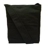 Black Shoulder Bag (Unisex, Size 12″)