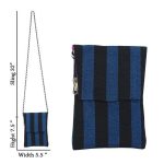 Mobile Sling Black&Blue Strip (Size 7.5″)