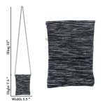 Mobile Sling Black Textured (Size 7.5″)