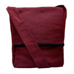 Maroon Shoulder Bag (Unisex, Size 12″)