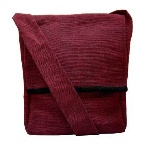 Maroon Shoulder Bag (Unisex, Size 12″)