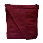 Maroon Shoulder Bag (Unisex, Size 12″)