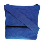 Royal Blue Cotton Sling Bag (Unisex, Size 12″)