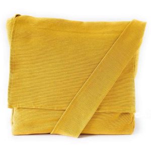 Yellow Shoulder Bag (Unisex, Size 12″)