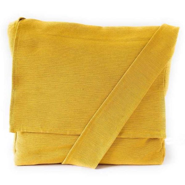 Yellow Shoulder Bag (Unisex, Size 12″)